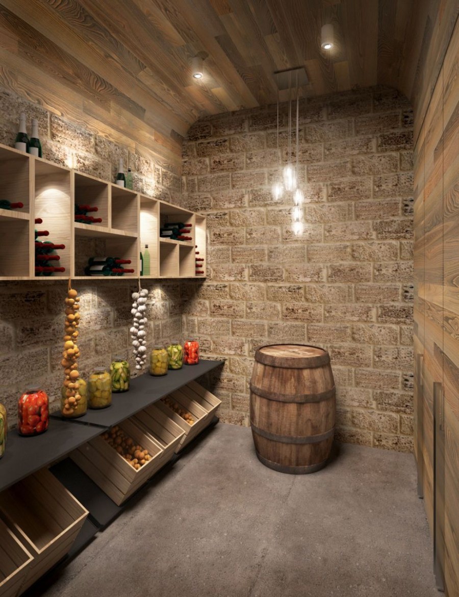 Красивый погреб