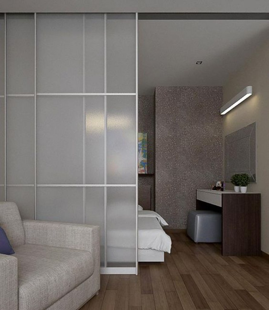 Перегородка для зонирования комнаты раздвижные