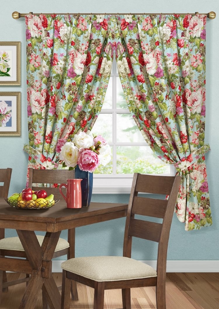 Комплект штор Kauffort "Натурель", высота 136 см. 3123127630