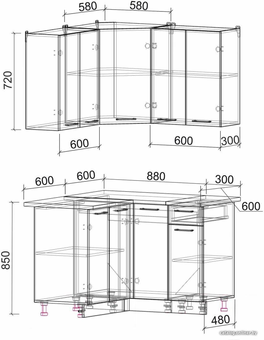 Кухня Лайт 1.6 Зарон
