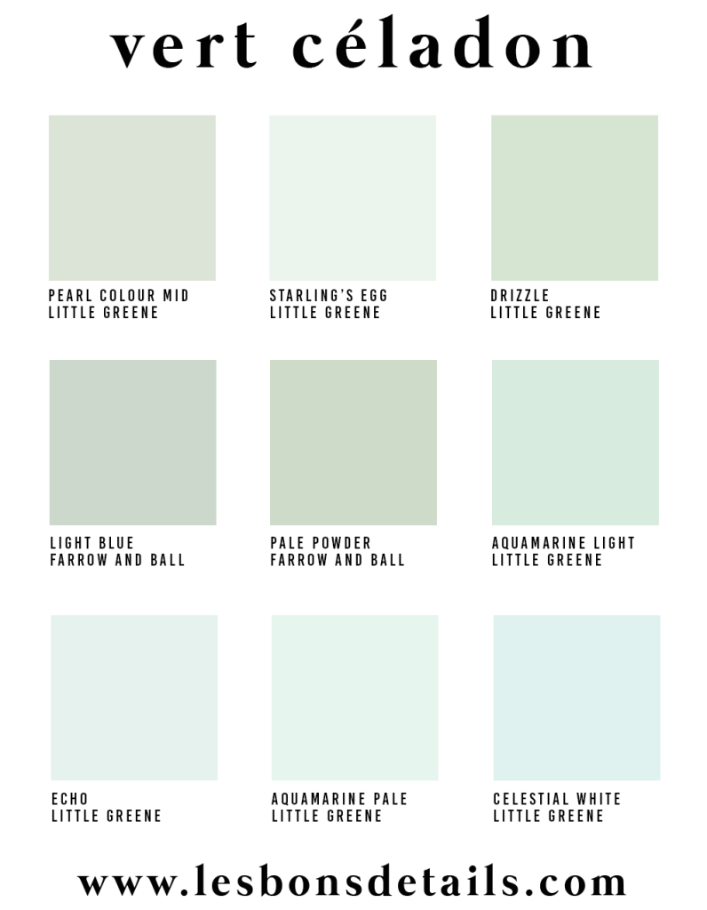 Цвет зеленый селадон