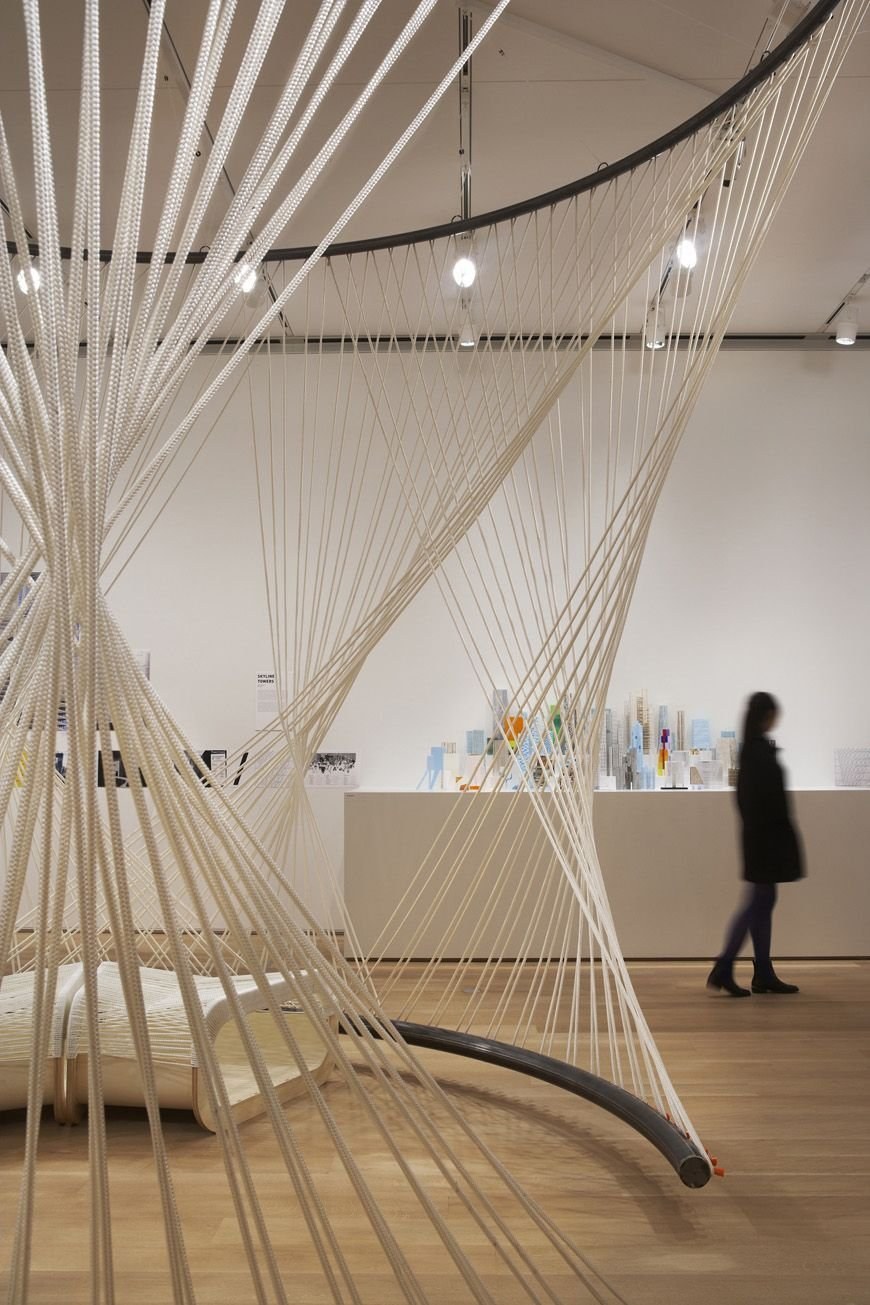 Перегородка из веревок