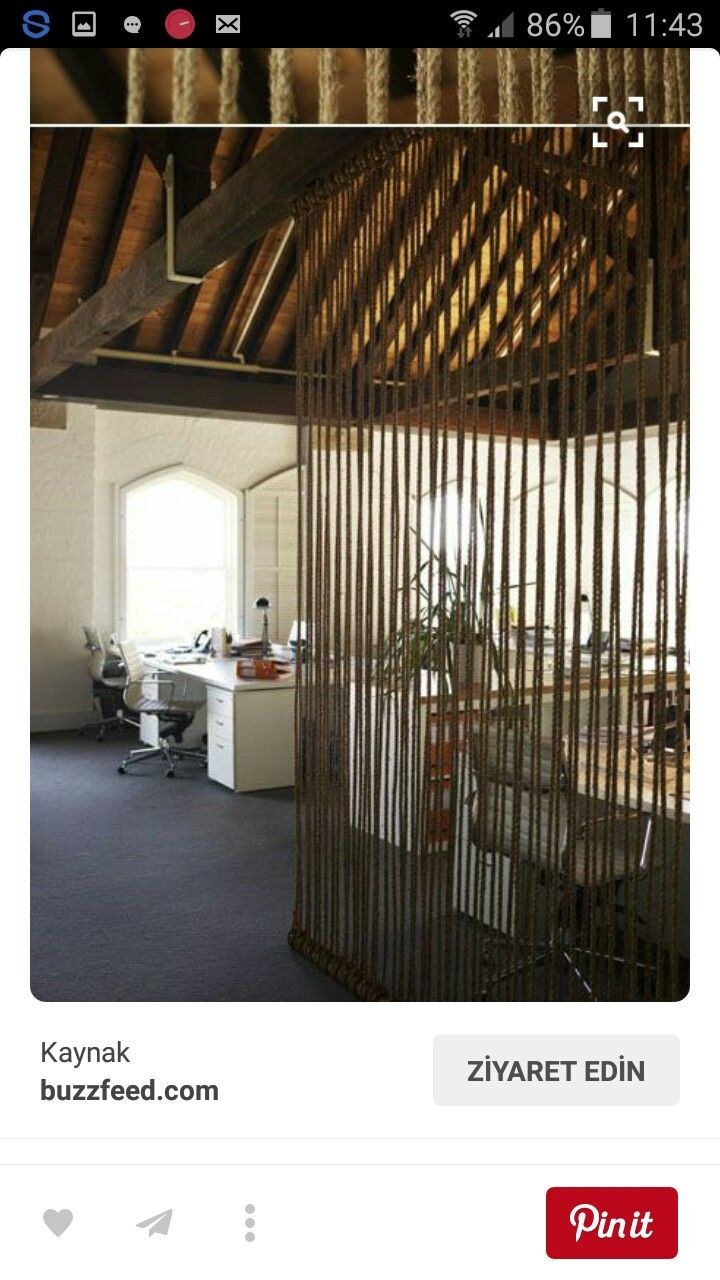 Потолок из каната