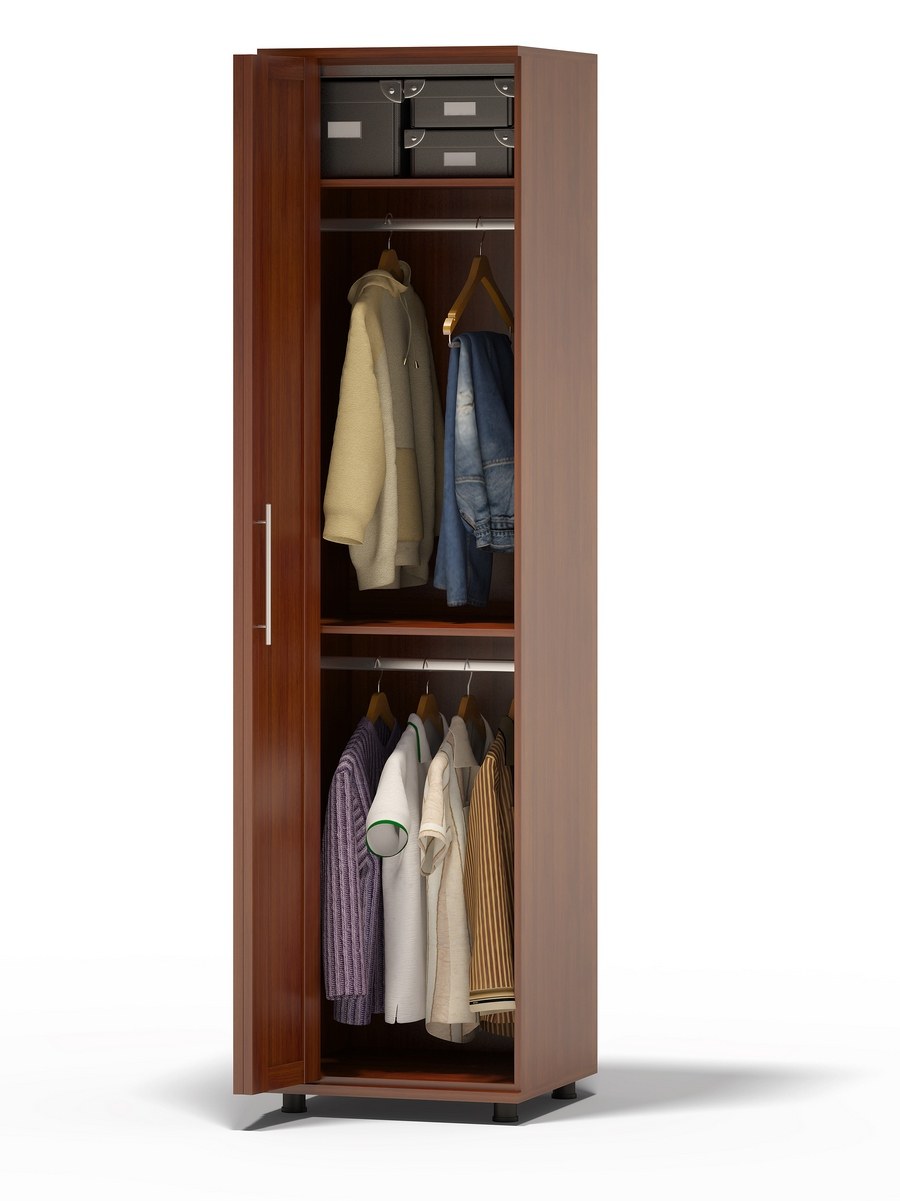 Узкий шкаф для одежды