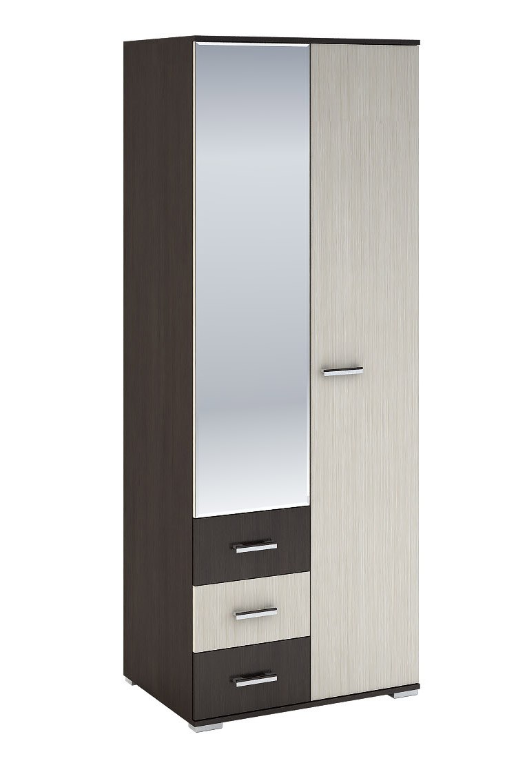 Белла шкаф 2-х створчатый венге/дуб Атланта