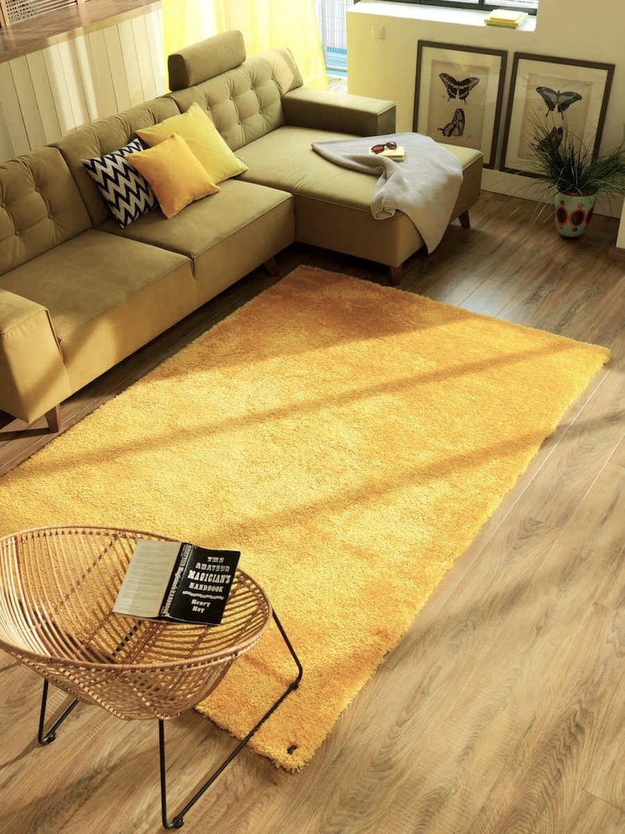 Интерьер с песочным ковром