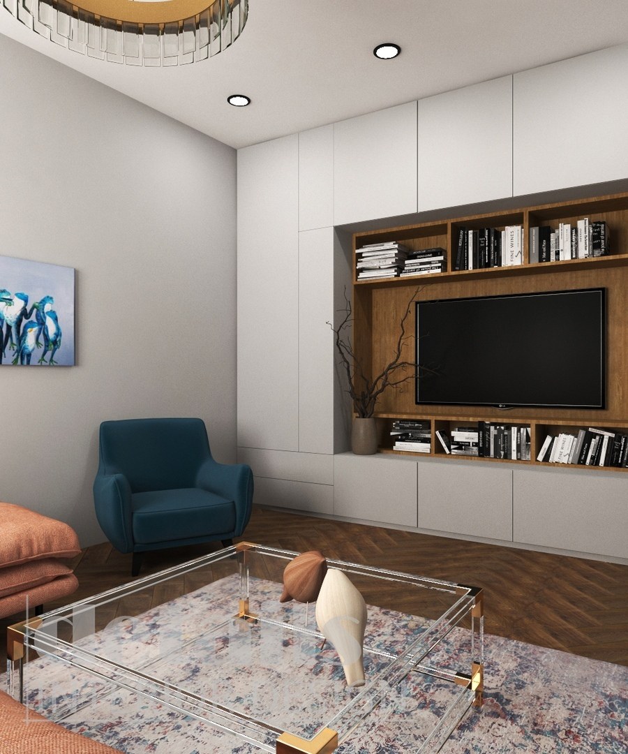 Интерьер гостинной 18кв м