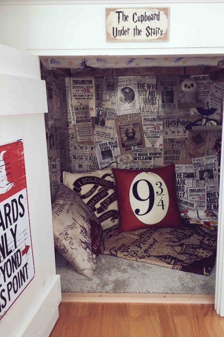 Декорация комнаты в стиле Гарри Поттера