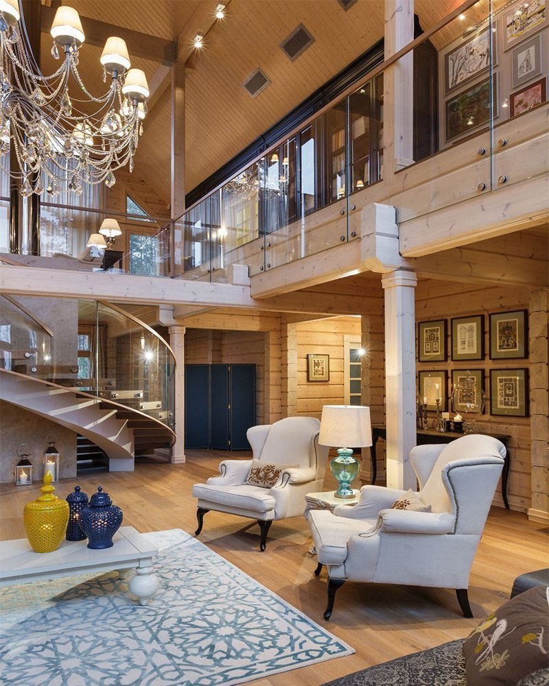 Загородный дом на Медном озере Honka 450м2 кухня