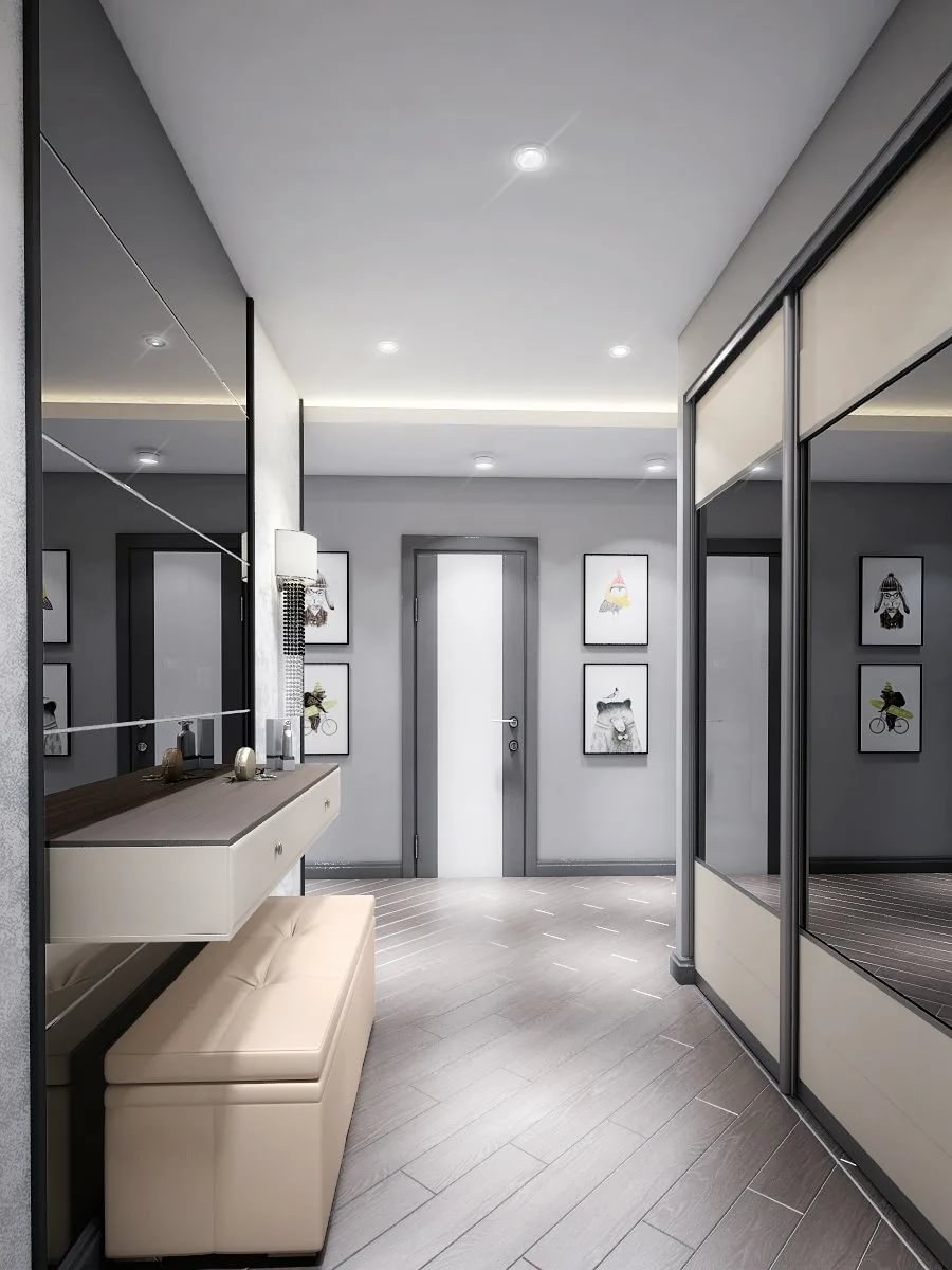 Стильный интерьер прихожей