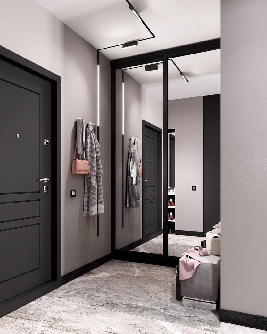 Современный интерьер прихожей