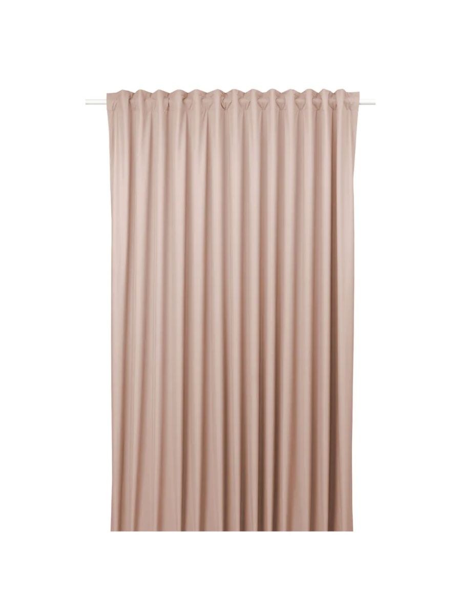 Портьеры икеа Бенгта на ленте, 210х300 см, 1 шт., светло-серый