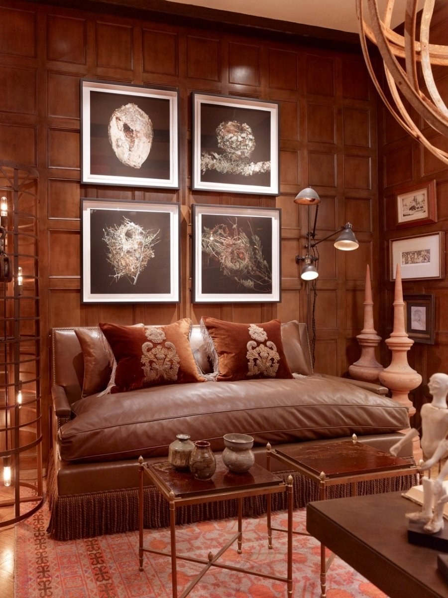 Декор в коричневом цвете