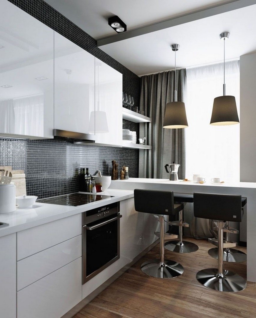 Дизайнерский интерьер кухни