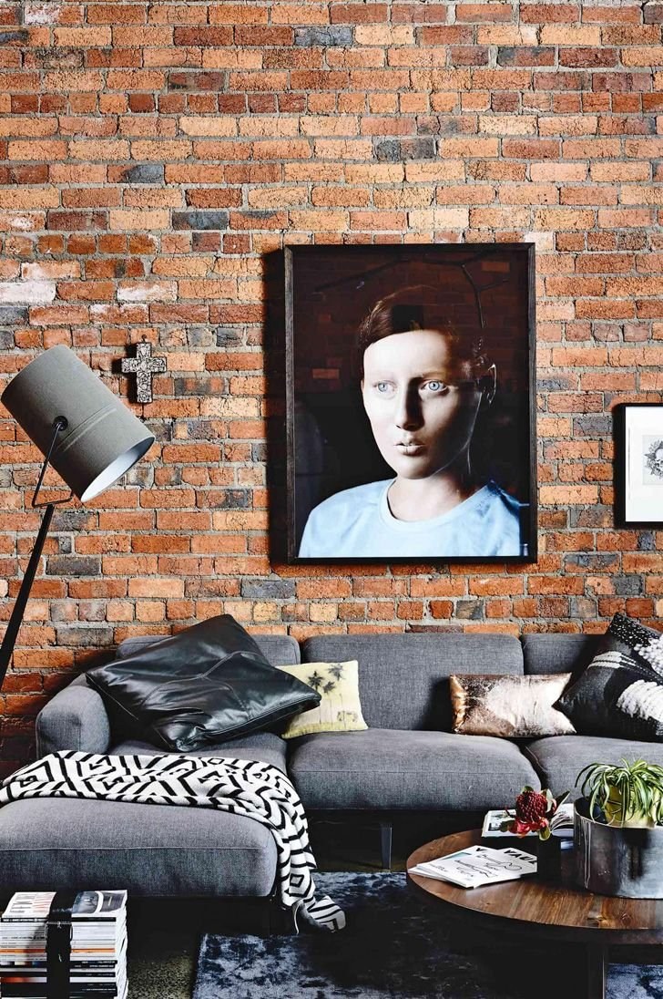 Кирпич в интерьере