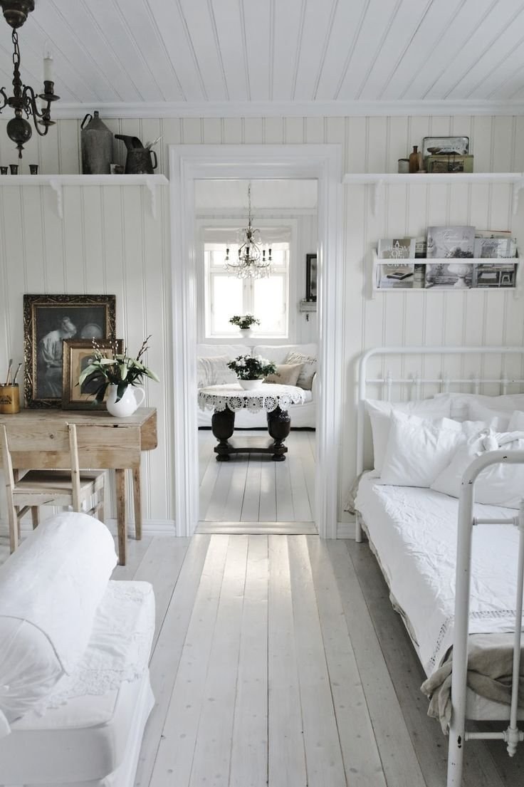 Скандинавский шебби Шик в интерьере