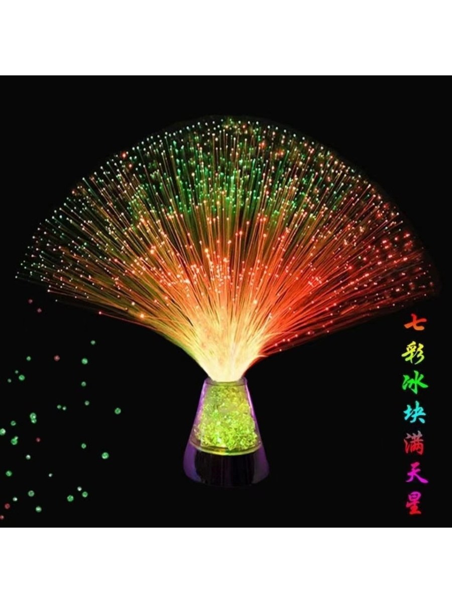 Светильник из оптоволокна (49 фото)