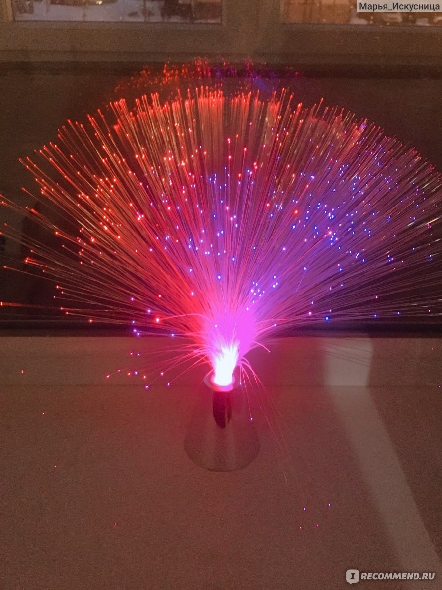 Светящийся фонтанчик ночник