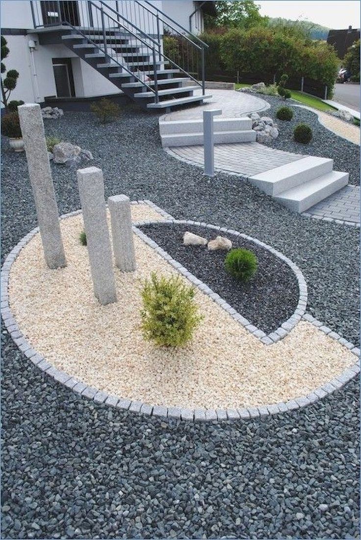 Гравийные дорожки в саду