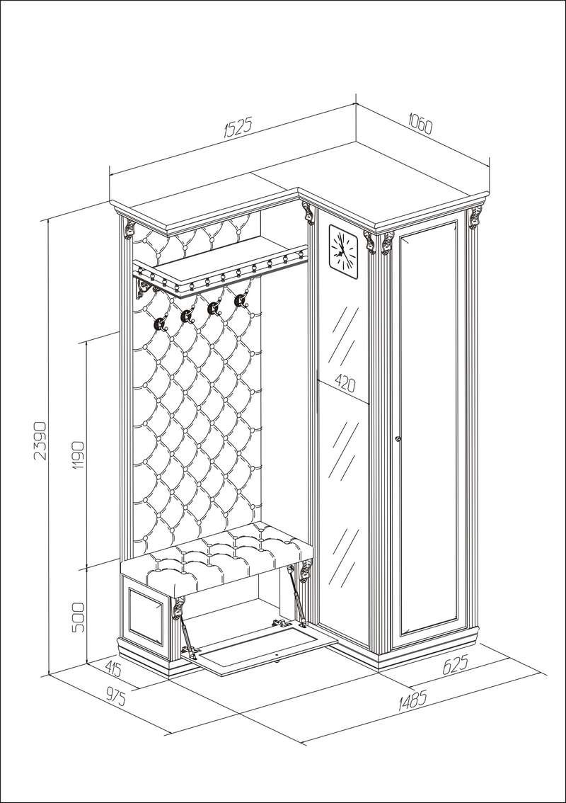Прихожая благо Ярцево мебель