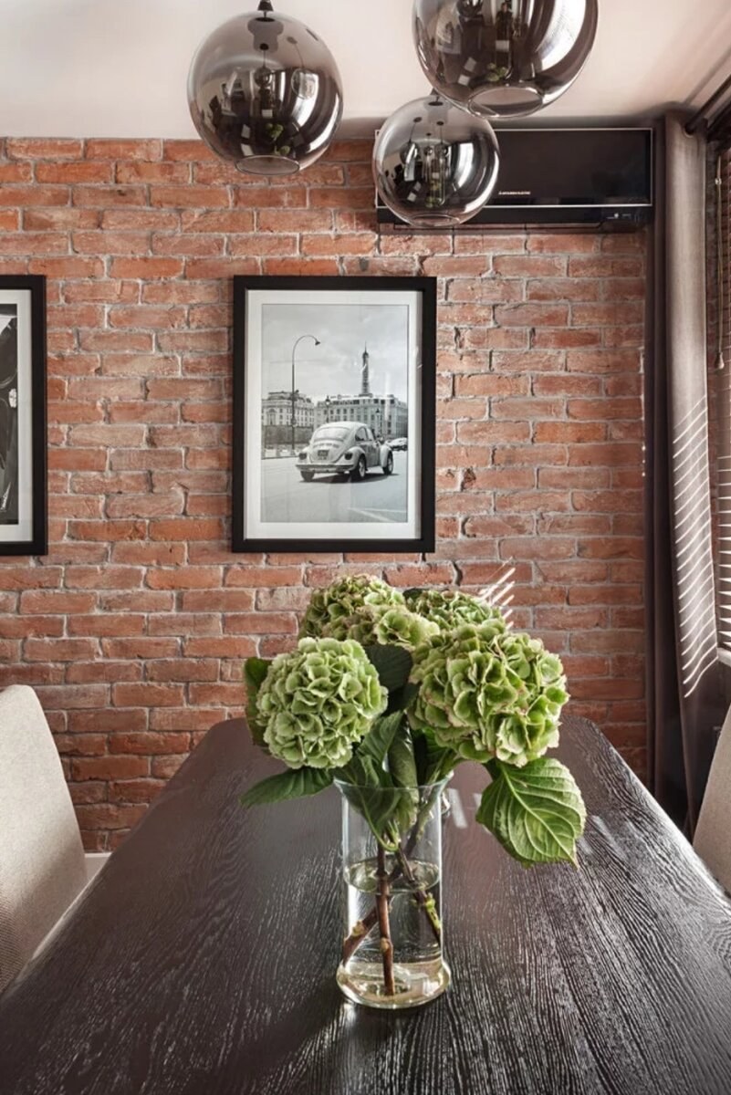 Цветы в интерьере в стиле лофт