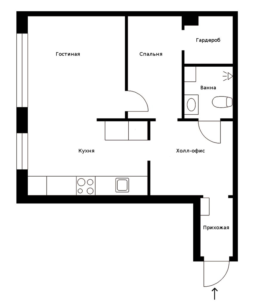 Чертеж квартиры