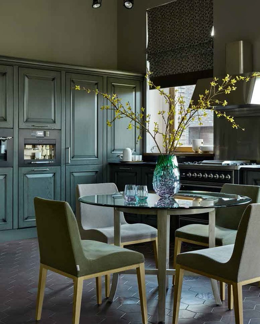 Кухни Неоклассика 2022 изумруд