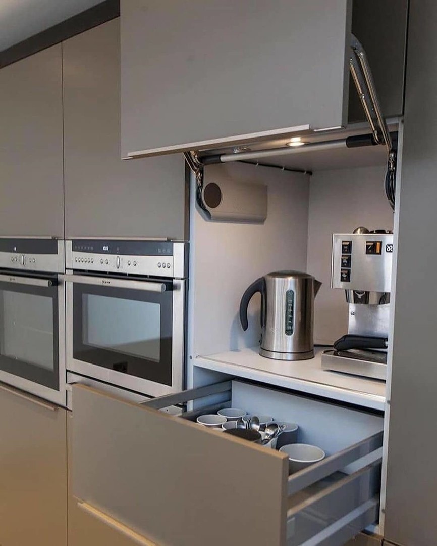 Скрытый кухонный шкаф для техники