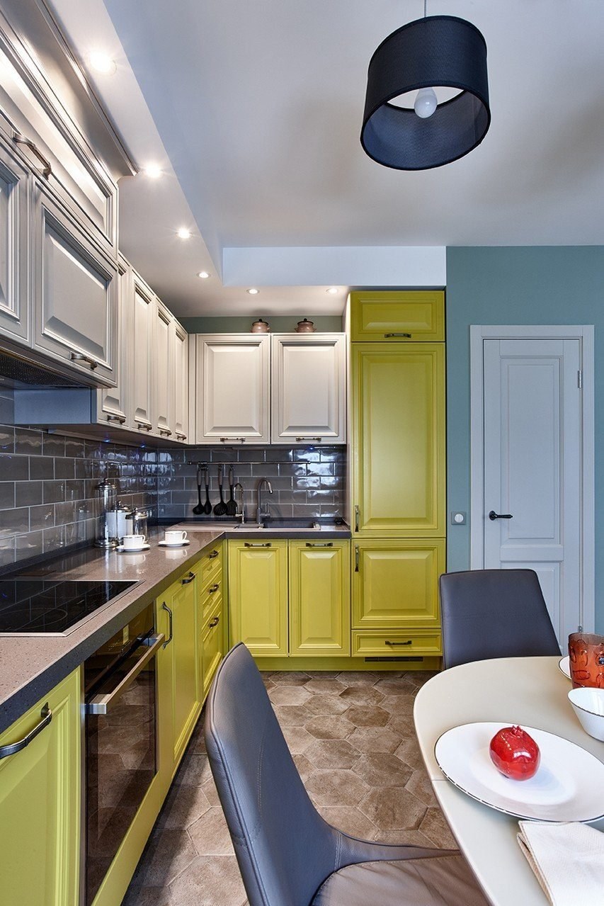 Эклектика в интерьере кухни