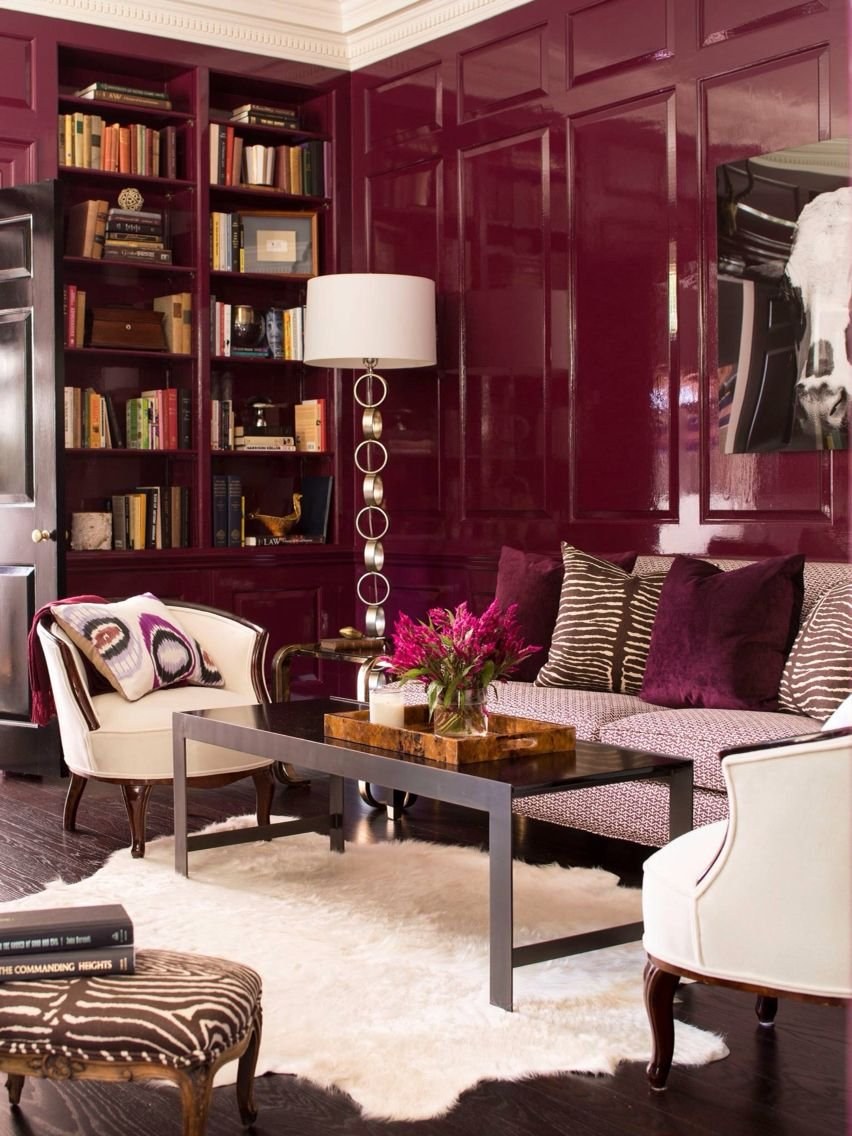 Спальня марсала