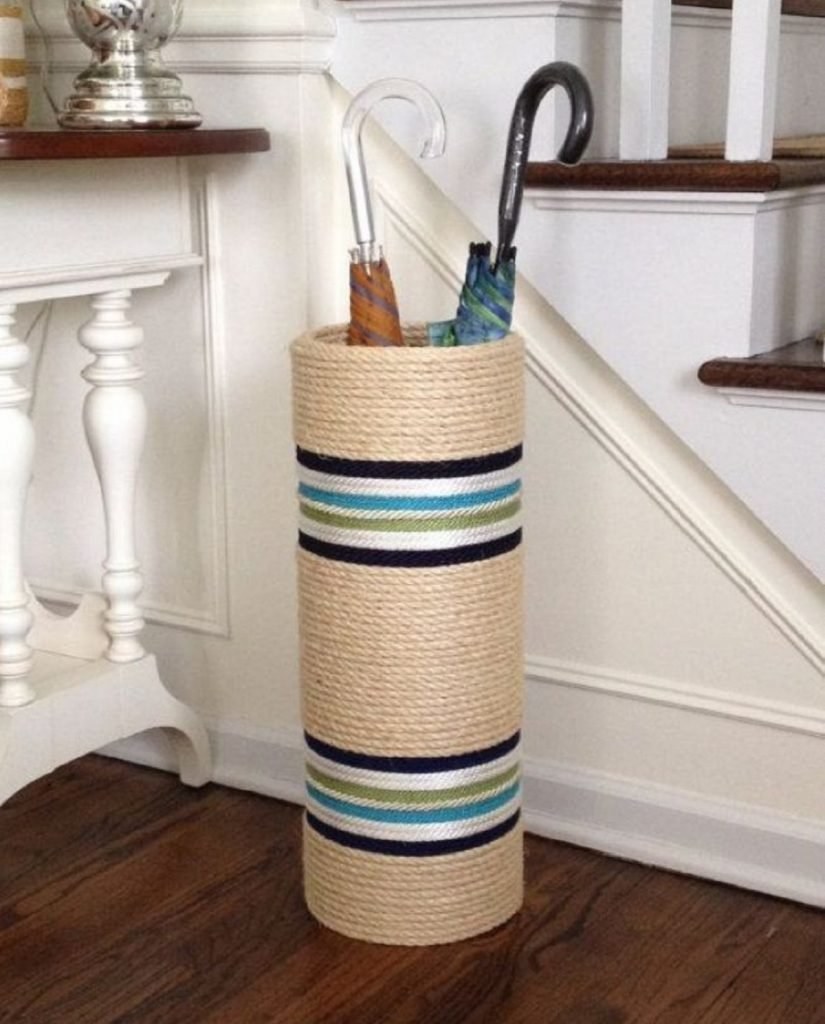 Декор из джутового каната