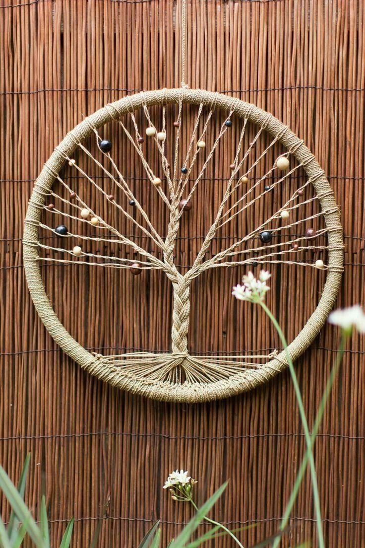 Ловец снов макраме дерево