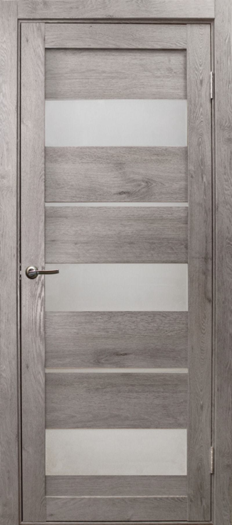 Межкомнатные двери экошпон дуб дымчатый