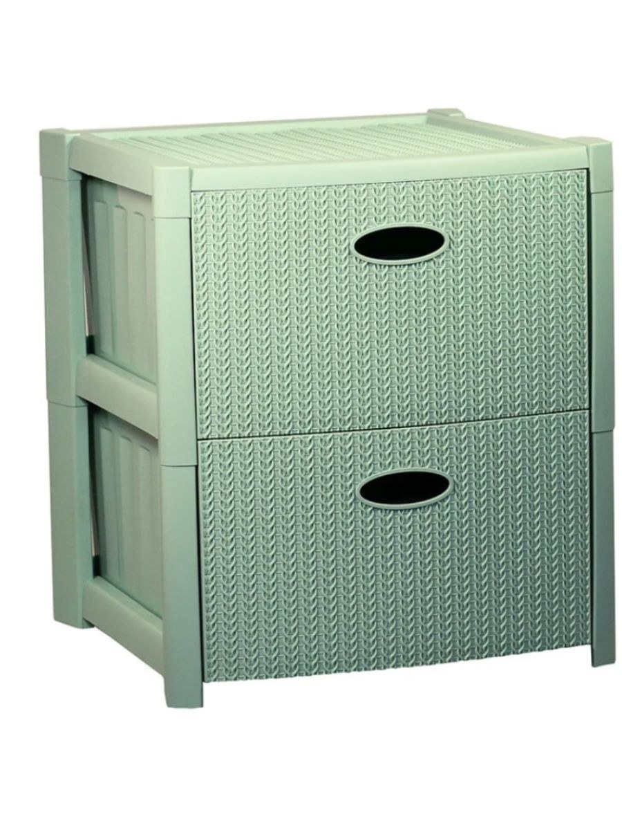 Тумбочка пластиковая с ящиками