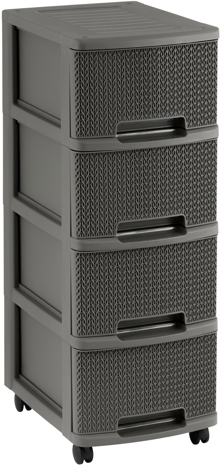 Комод, стеллаж 4 ящика 4x20l Curver