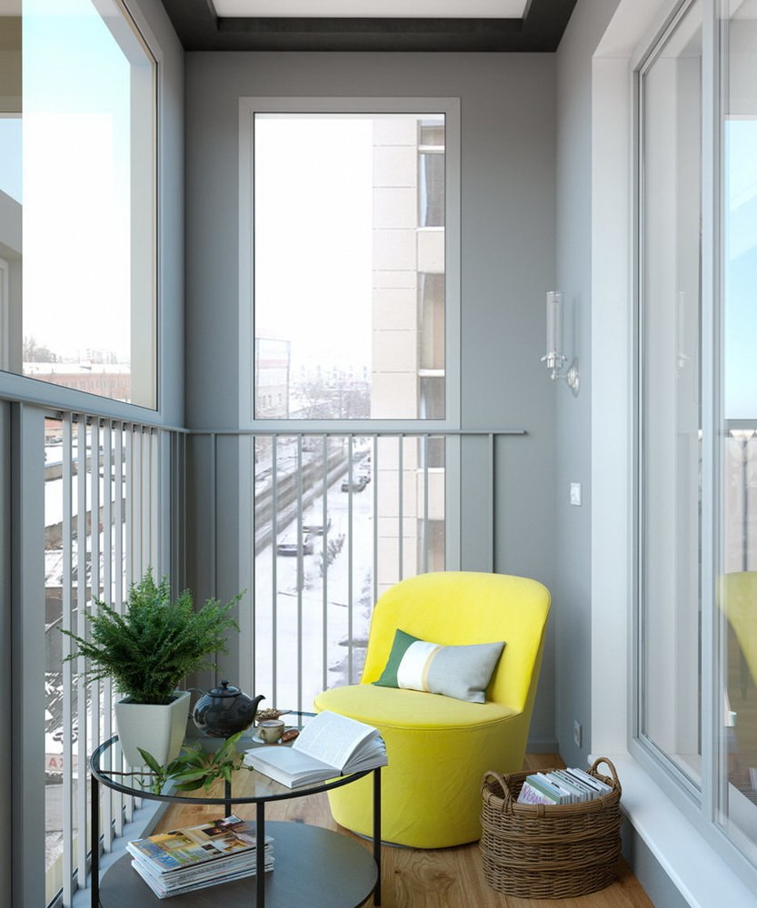 Французские окна на балкон п44