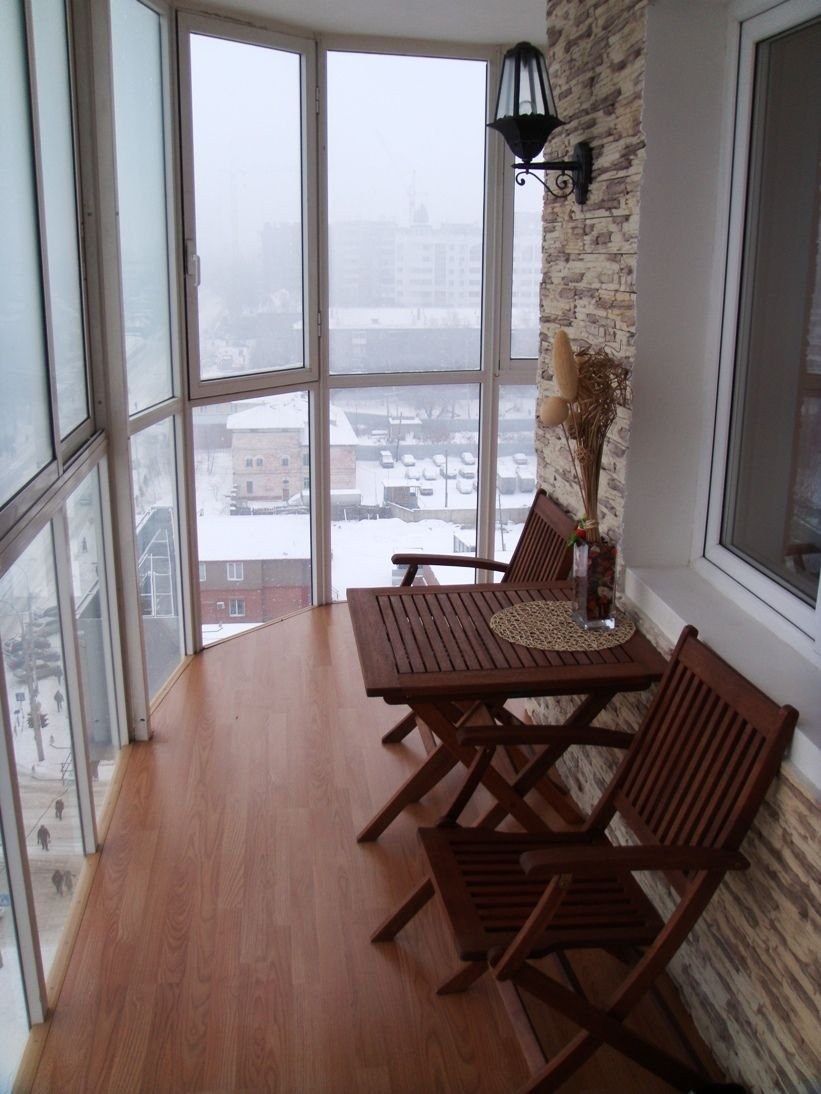 Лоджия с панорамными окнами