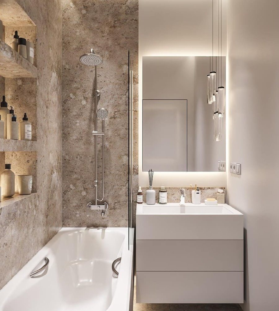 Современный интерьер ванной