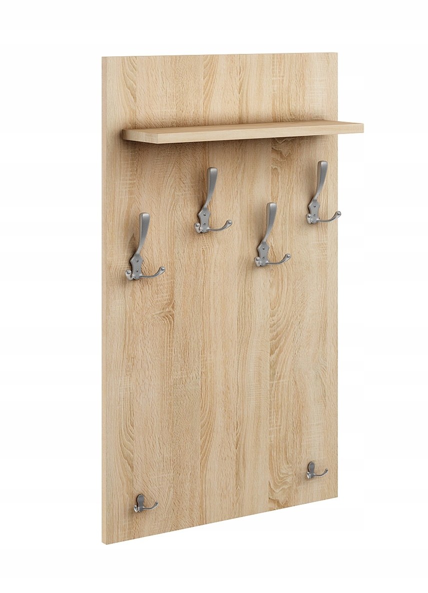 Вешалка №1 дуб сонома 5 крючков