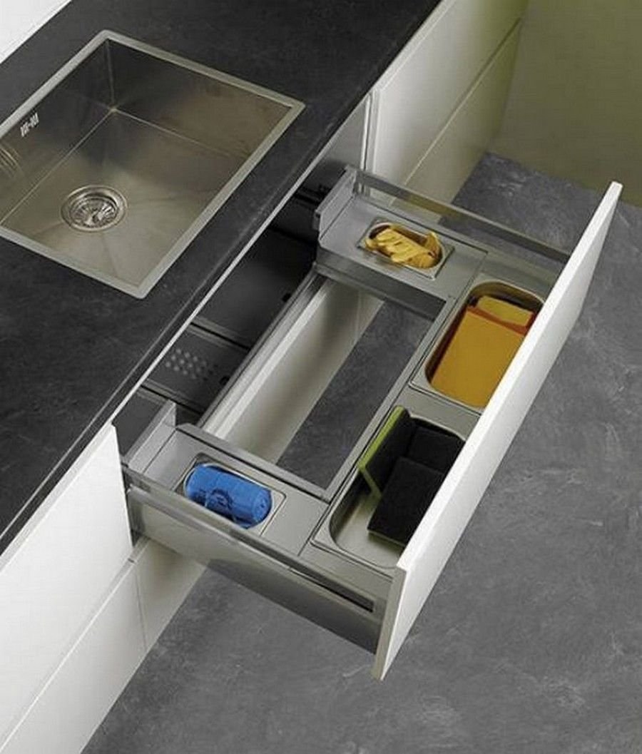 Выдвижной шкафчик под мойкой