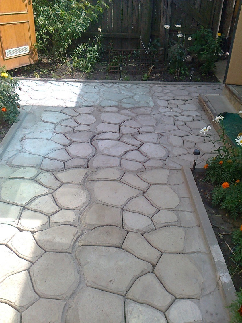 Садовые дорожки из бетона