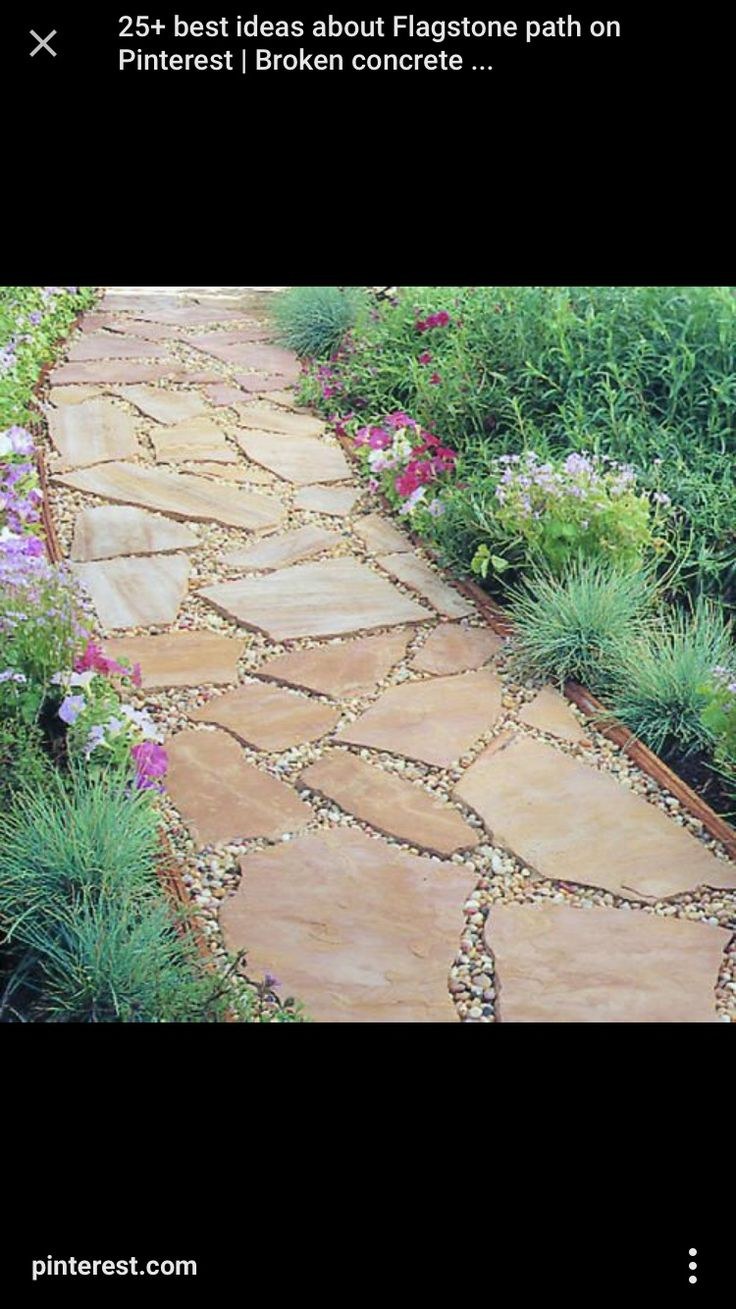 Садовая дорожка из щебня и пластушки