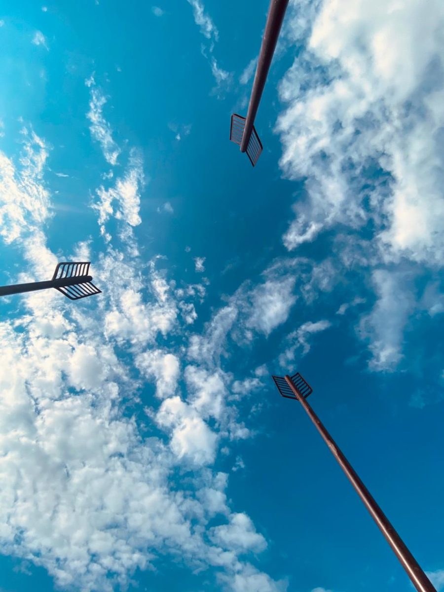 Арт объект в Северной Осетии стрелы