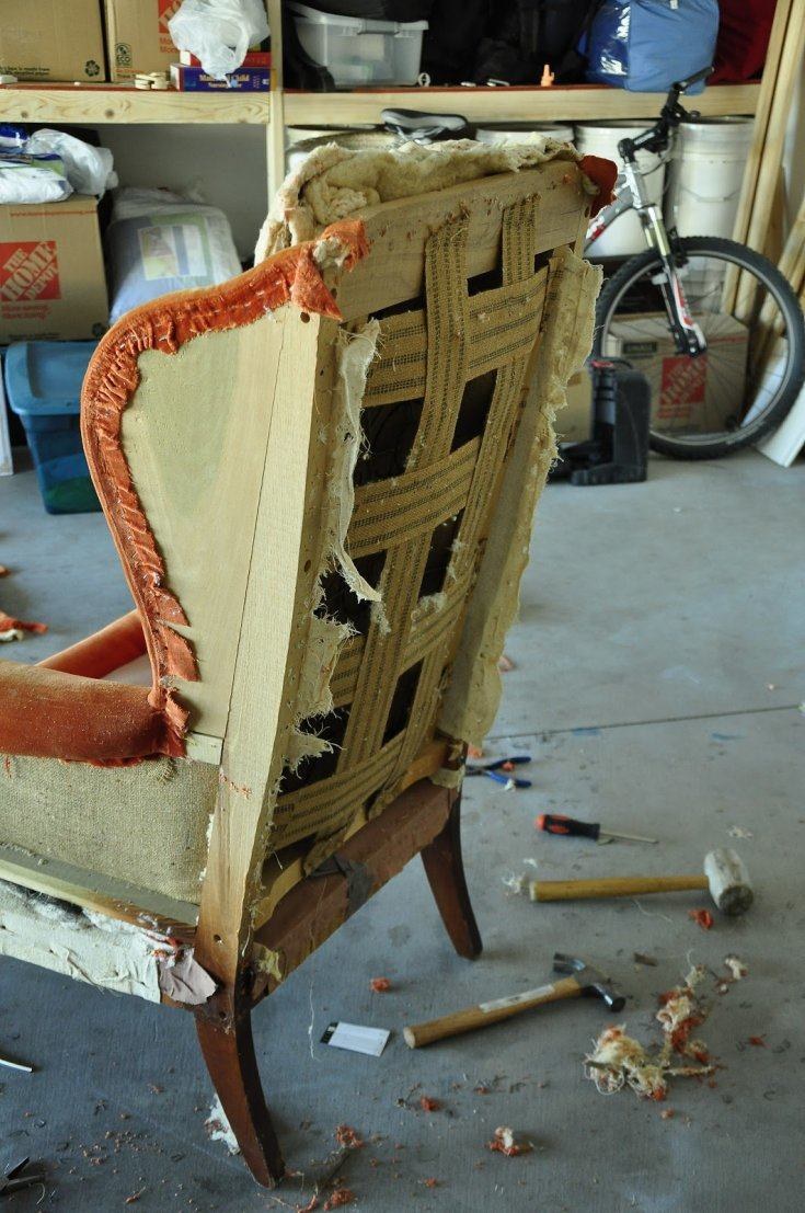 Обивка старых стульев