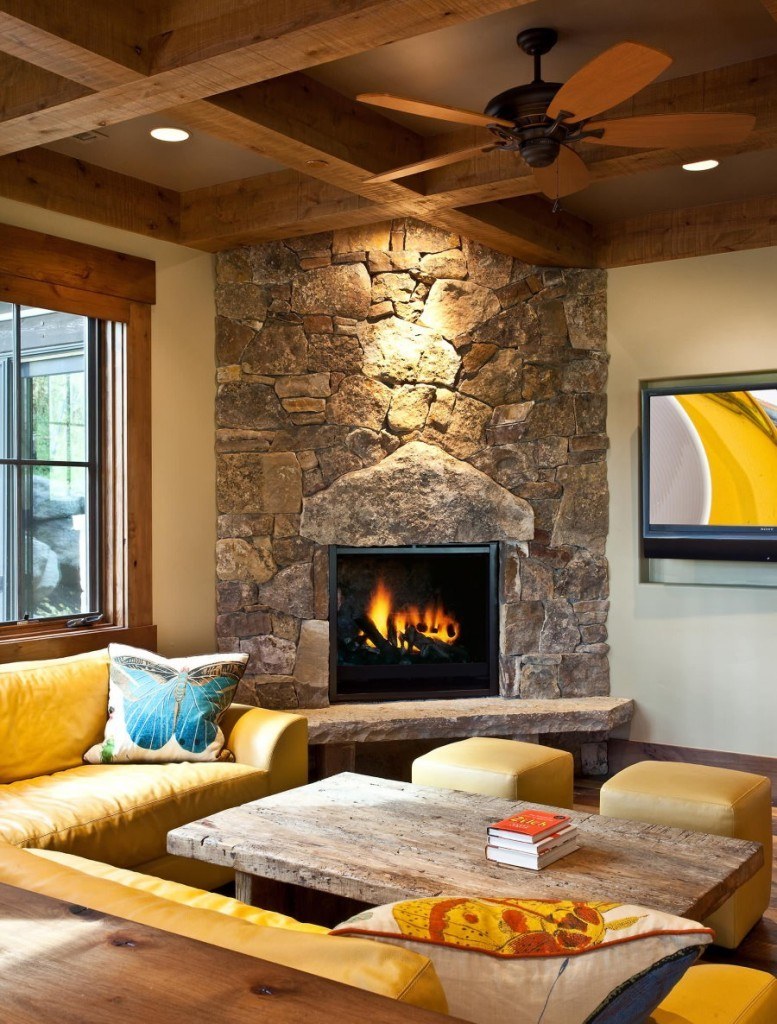 Камин в интерьере