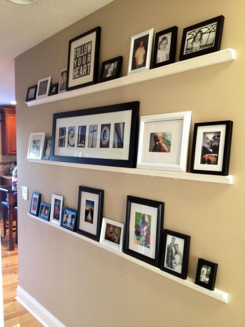 Фоторамки в интерьере