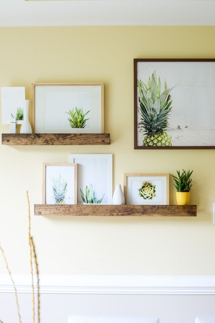 Полочки для картин на стену