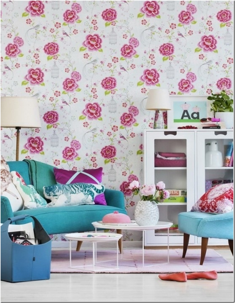 Цветочки на стену