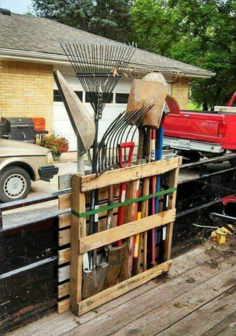 Хранение садового инвентаря