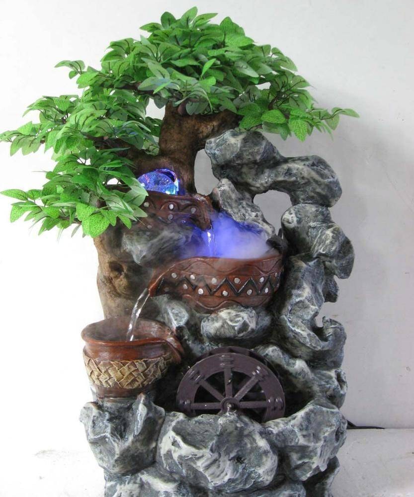 Декоративные фонтаны и водопады